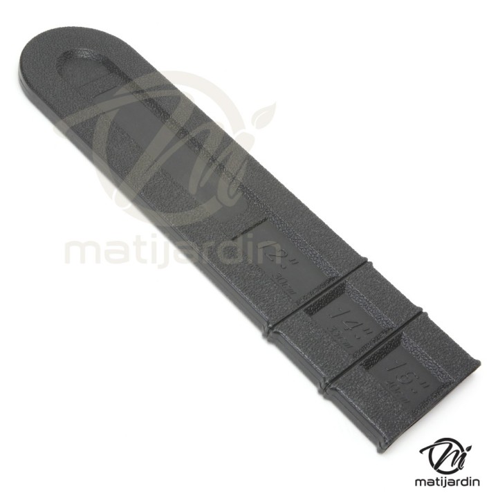 Carter de protection guide tronçonneuse. Pour guide de 25 à 40 cm