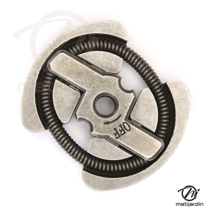 Embrayage pour tronçonneuse Husqvarna 137, 220, 221, 260, 351, 370, 390, 420, 1950, 2150, 2250, 2450, 255
