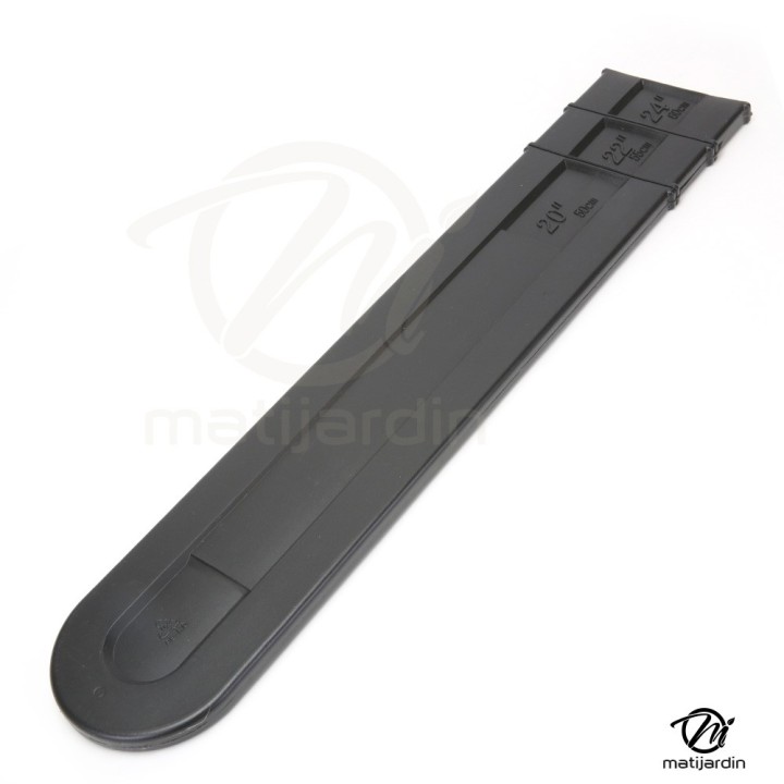 Carter de protection guide tronçonneuse. Pour guide de 45 à 60 cm