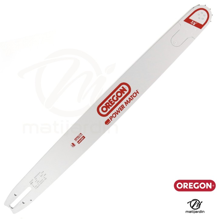 Guide tronçonneuse Oregon 70 cm. 3/8" 1,6 mm 91 maillons 283RNDD025 Power Match