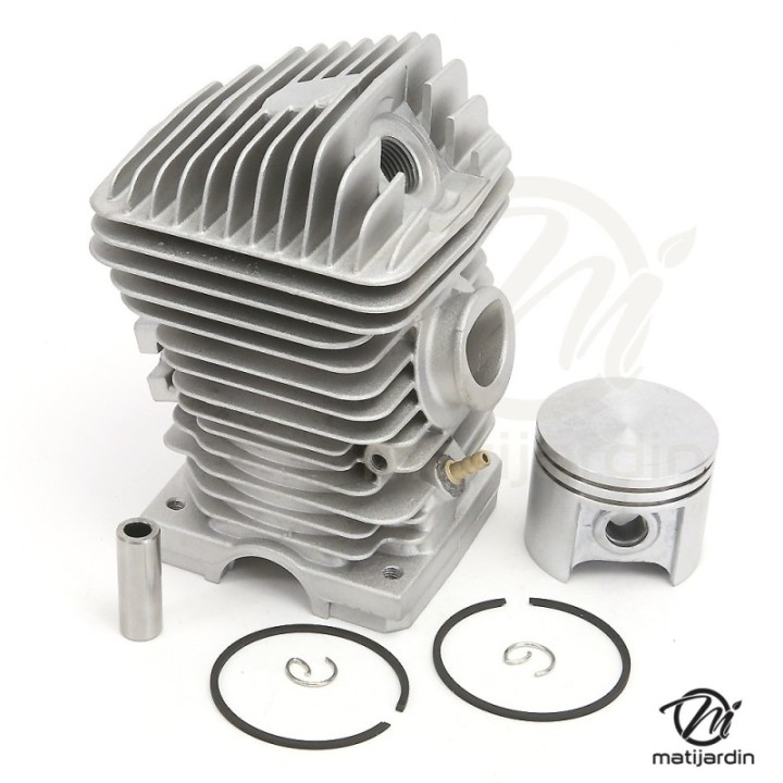 Cylindre piston adaptable pour tronçonneuse Stihl 025, MS 250. Diamètre 42,5 mm