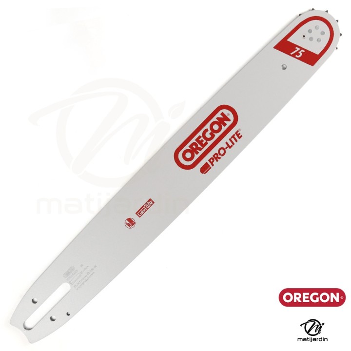 Guide tronçonneuse Oregon 45 cm. 3/8" 1,6 mm 66 maillons 183SLHD025 Pro-lite