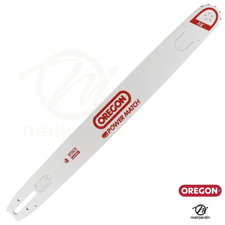 Guide tronçonneuse Oregon 60 cm. 3/8" 1,6 mm 84 maillons 243RNDD009 Power Match