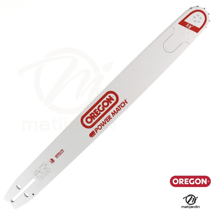 Guide tronçonneuse Oregon 60 cm. 3/8" 1,3 mm 81 maillons 240RNDD176 Power Match