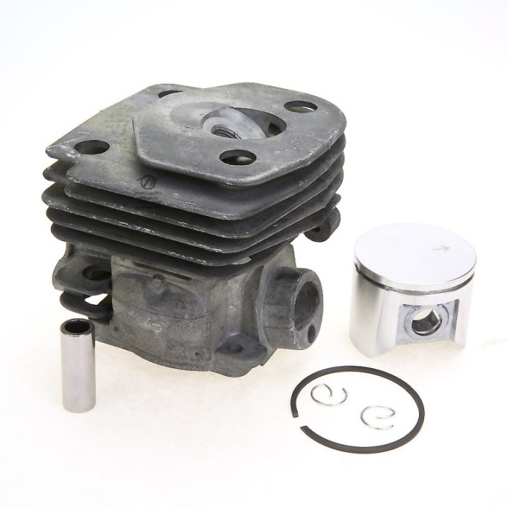Cylindre piston adaptable pour tronçonneuse Husqvarna 359. Diamètre 47 mm