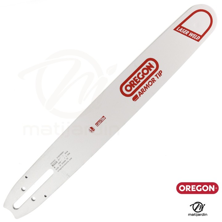 Guide tronçonneuse Oregon 53 cm. 404" 1,6 mm 68 maillons 213ATME031 Hard noise