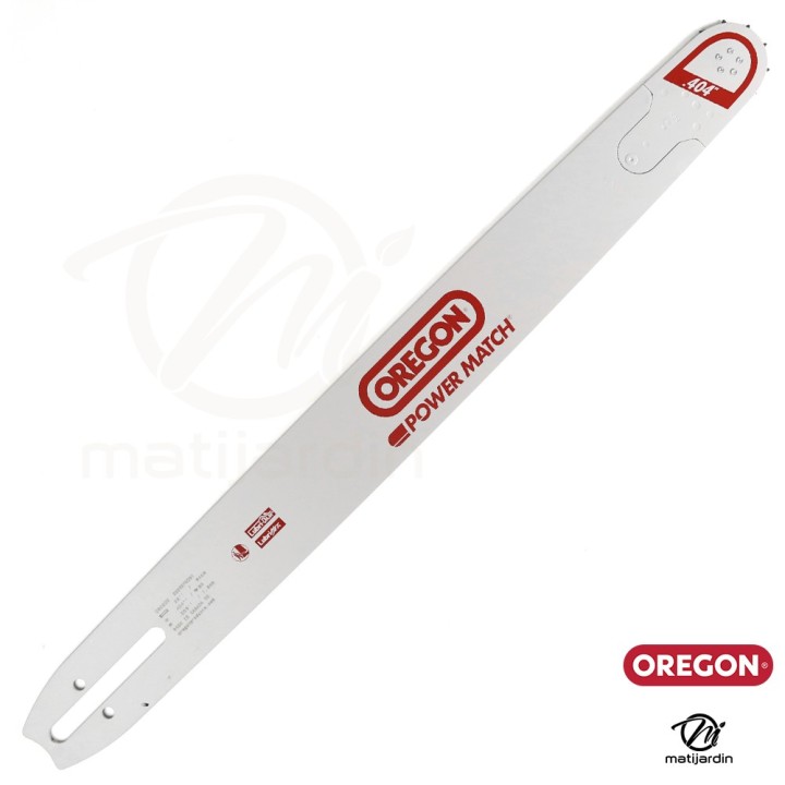 Guide tronçonneuse Oregon 63 cm. 404" 1,6 mm 80 maillons 253RNFE031 Power Match
