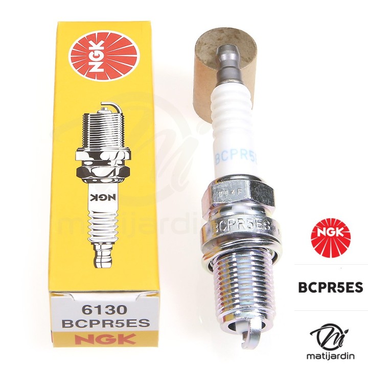 Bougie d'allumage NGK pour tondeuse, tronçonneuse. Type BCPR5ES