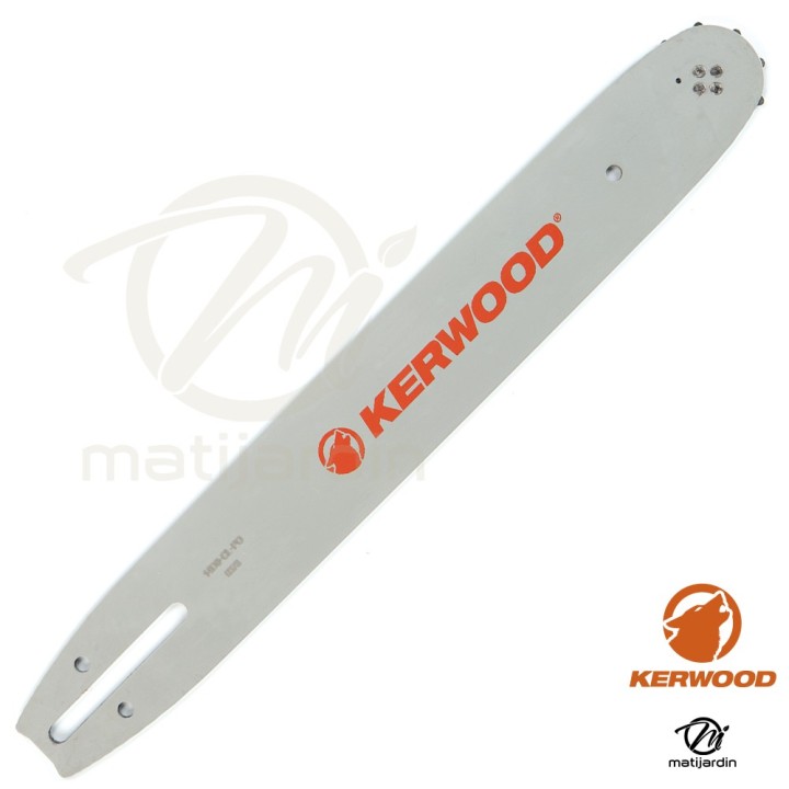 Kit Kerwood guide + chaîne tronçonneuse 35 cm, 3/8"LP 1,3 mm. 52 maillons