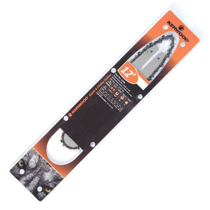 Kit Kerwood guide + chaîne tronçonneuse 30 cm, 3/8"LP 1,3 mm. 44 maillons