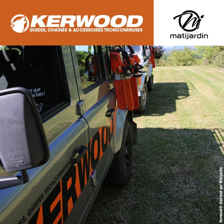 Guide tronçonneuse Kerwood 30 cm. 3/8"LP 1,3 mm. 45 maillons. 12B2KCWA