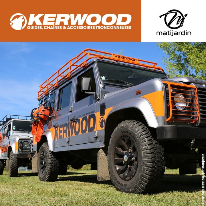 Guide tronçonneuse Kerwood 38 cm 3/8" 1,5 mm. 56 maillons. 15A3KSWB