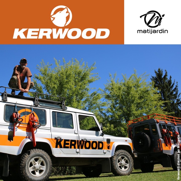 Guide tronçonneuse Kerwood 38 cm 3/8" 1,6 mm. 56 maillons. 15A4KLWE