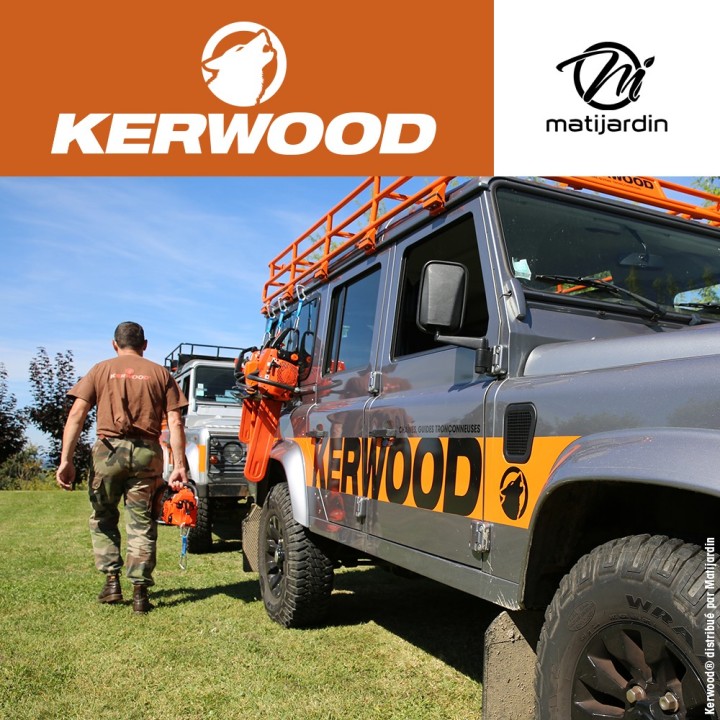 Guide tronçonneuse Kerwood 38 cm .325" 1,5 mm. 64 maillons. 15C3KSWA