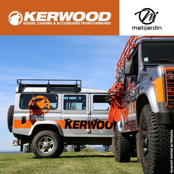 Guide tronçonneuse Kerwood 38 cm 3/8" 1,5 mm. 56 maillons. 15A3KLWC