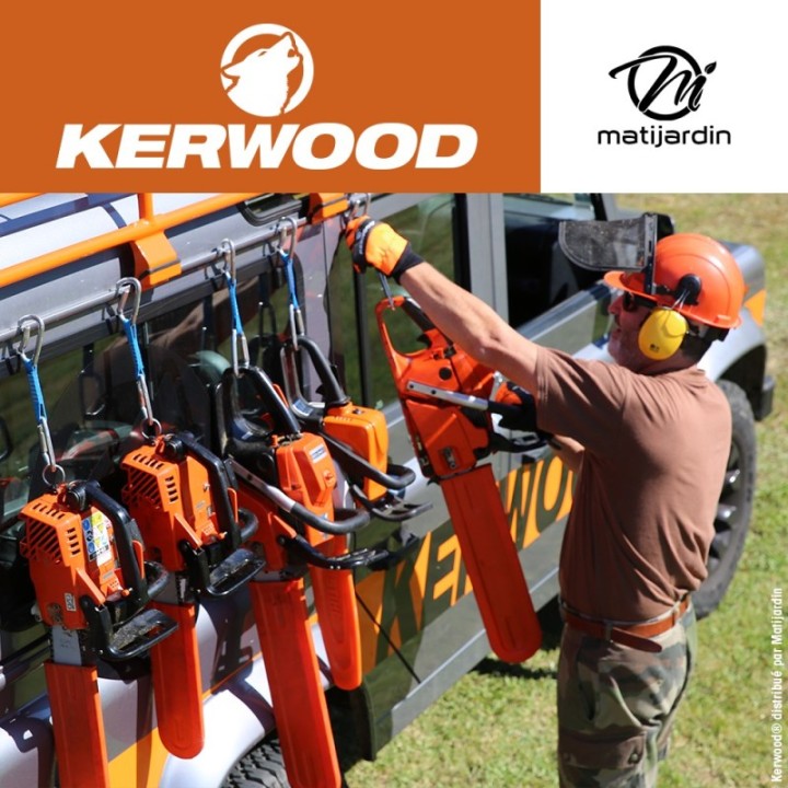 Guide tronçonneuse Kerwood 32 cm .325" 1,6 mm. 56 maillons. 13C4KSWE