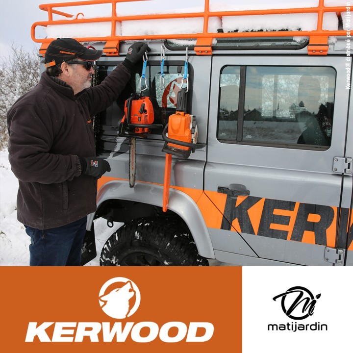 Guide tronçonneuse Kerwood 40 cm .325" 1,5 mm. 66 maillons. 16C3KLWB