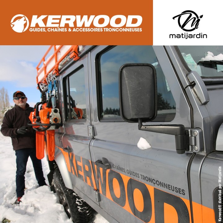 Guide tronçonneuse Kerwood 40 cm 3/8" 1,5 mm. 59 maillons. 16A3KSWB