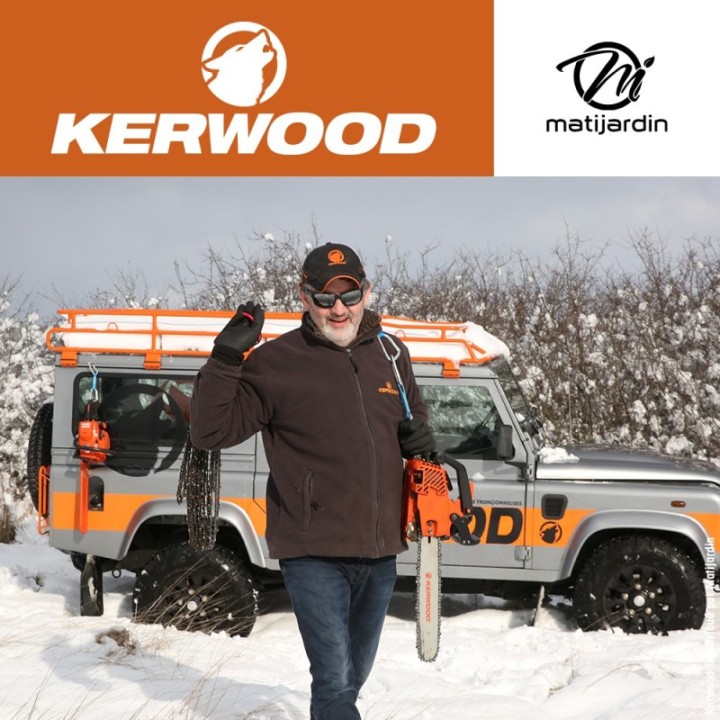 Guide tronçonneuse Kerwood 40 cm 3/8" 1,5 mm. 60 maillons. 16A3KLWC