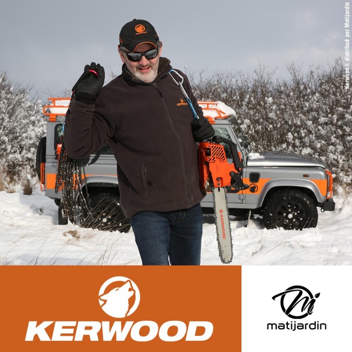 Guide tronçonneuse Kerwood 40 cm 3/8" 1,5 mm. 60 maillons. 16A3KLWJ