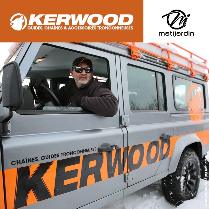 Guide tronçonneuse Kerwood 45 cm .325 1,3 mm. 72 maillons. 18C2KSWB