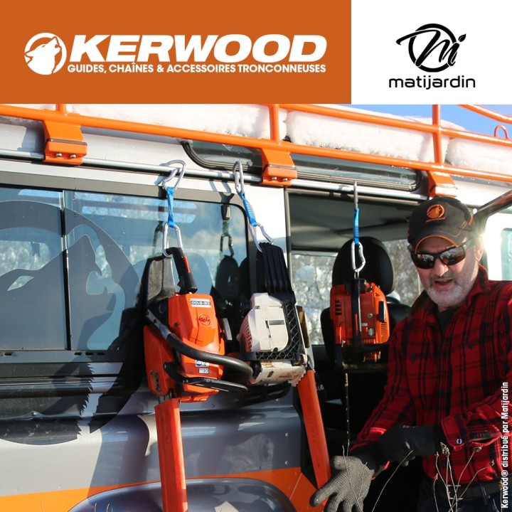 Guide tronçonneuse Kerwood 45 cm .325" 1,5 mm. 72 maillons. 18C3KSWB