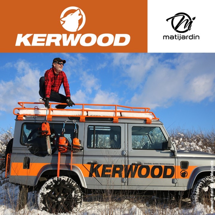 Guide tronçonneuse Kerwood 30 cm 3/8" LP. 1,3 mm. 45 maillons. 12B2KCWB