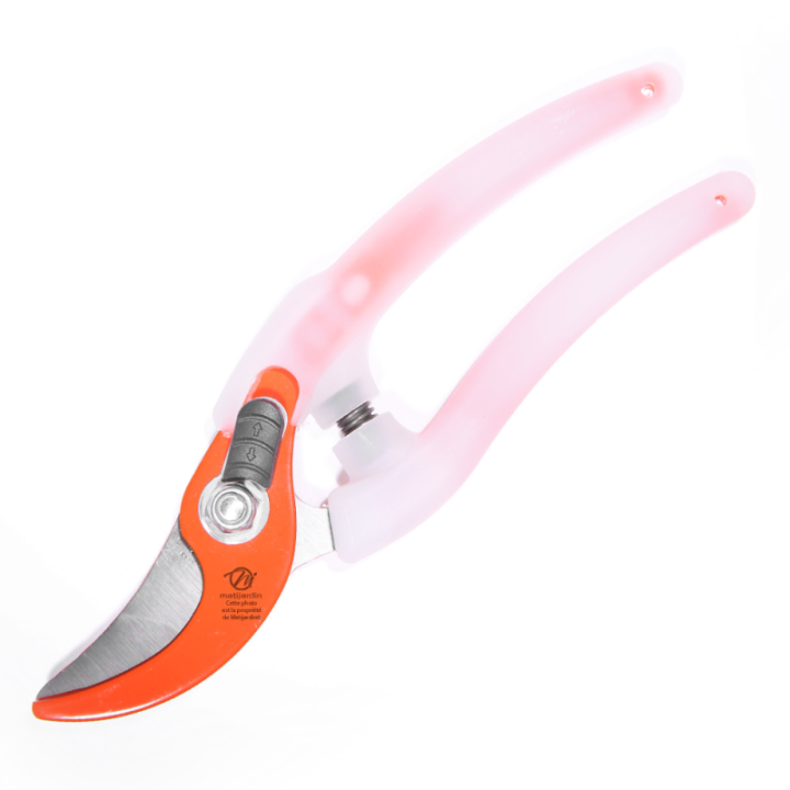 Sécateur Clarity Bahco Pradines PG-05-Orange acier trempé. 20 mm. Confort. Made in France
