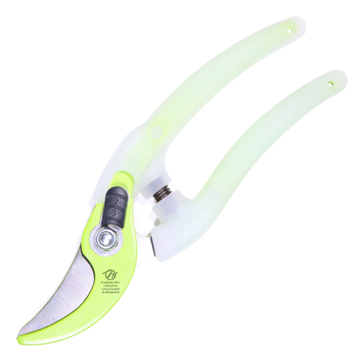 Sécateur Clarity Bahco Pradines PG-05-Green acier trempé. 20 mm. Confort. Made in France