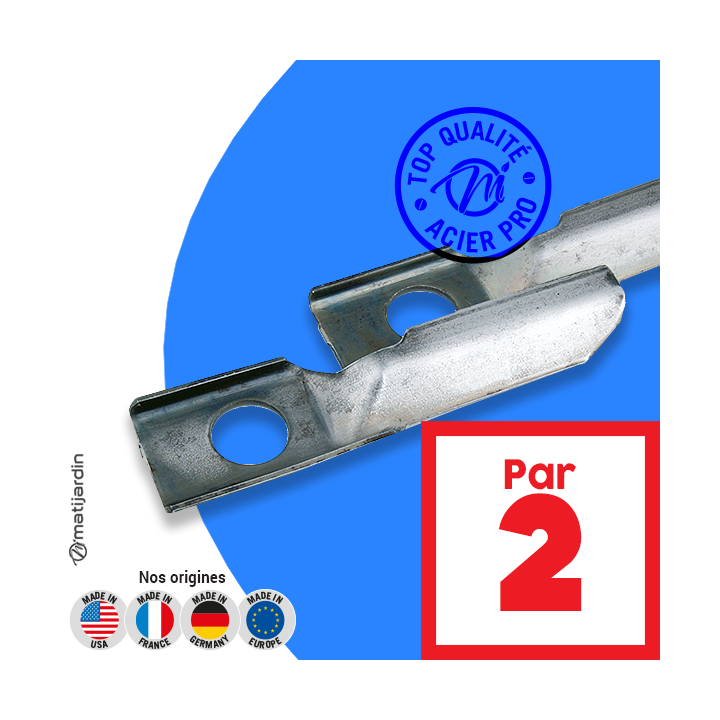 Lame tondeuse pour Stiga tornado. N° 1111-9021-01. Coupe 12,7 cm