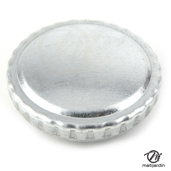 Bouchon de réservoir d'essence en chrome pour petit tracteur