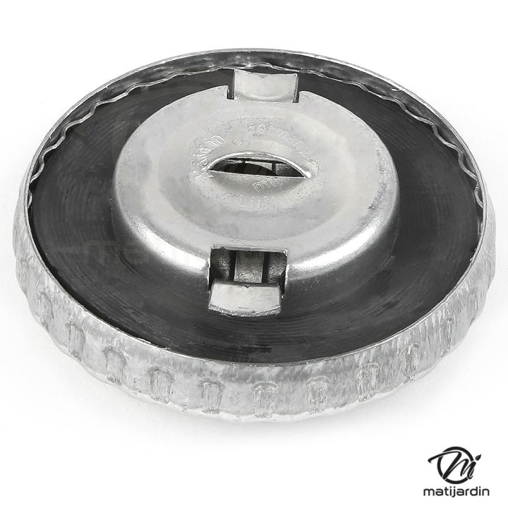 Bouchon de réservoir d'essence en chrome pour petit tracteur