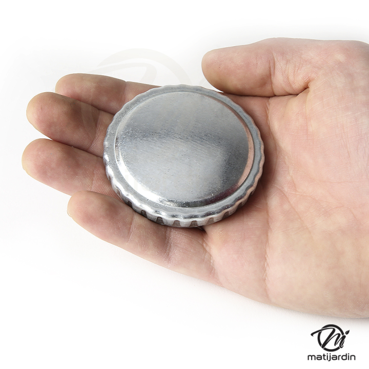 Bouchon de réservoir d'essence en chrome pour petit tracteur