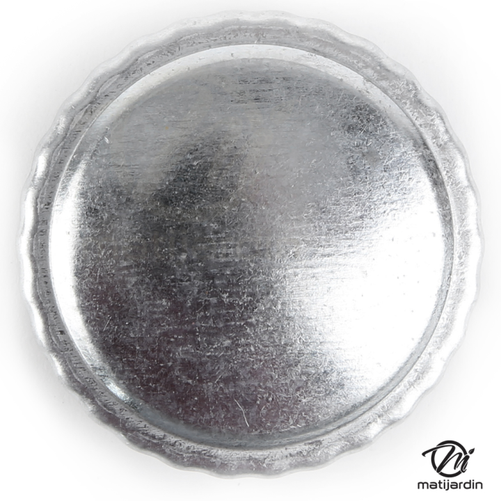 Bouchon de réservoir d'essence en chrome pour petit tracteur