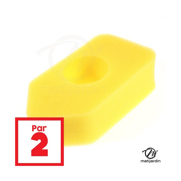 Filtre à air adaptable pour moteur Briggs & Stratton N° 698369. Par 2