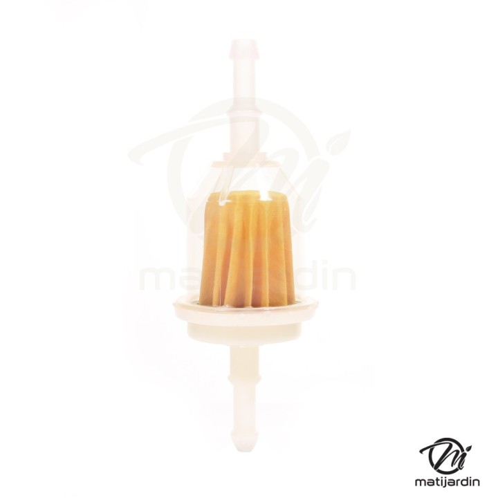 Filtre à essence avec une double sorties ( Ø 6,5 et 8 mm) de grand modèle. Par 2