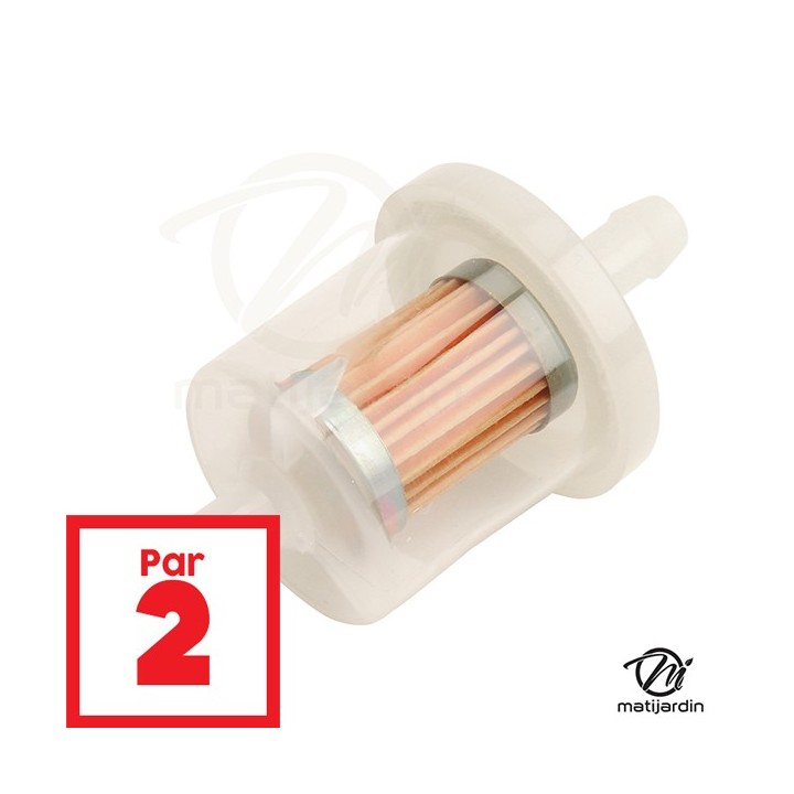 Filtre à essence adaptable Briggs & Stratton N° 493 629 et 691 0359. Par 2