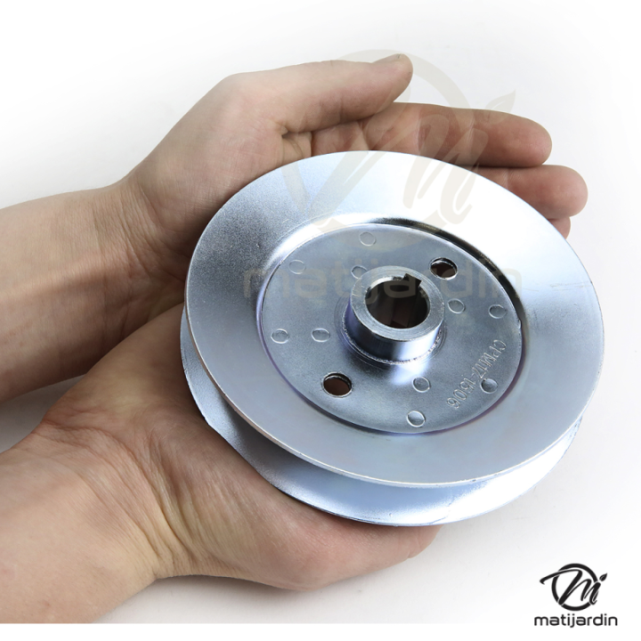 Poulie pour Castelgarden TC102. N° 25601550/0. Ø 126 mm. Larg 17 mm