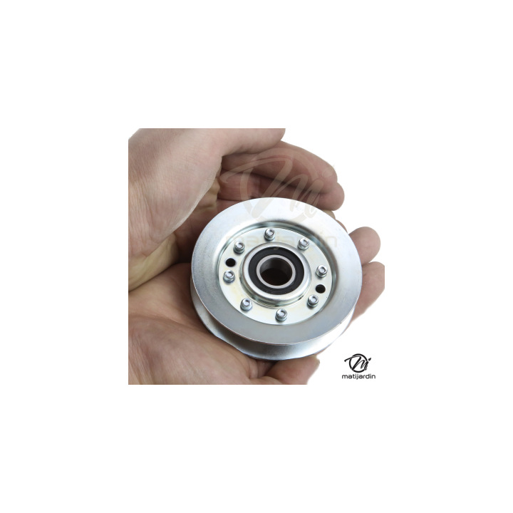 Poulie N° 25601555/0 pour Castelgarden J92, J98S, N92, TC 102, TC122. Larg 20 mm