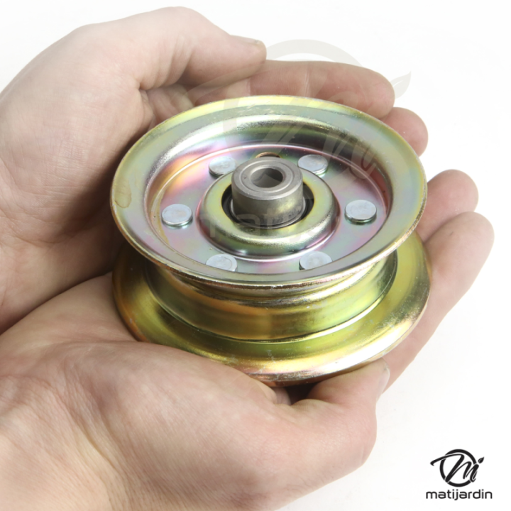 Poulie gorge plate Ø 98 mm.  N°177968. Larg 39 mm