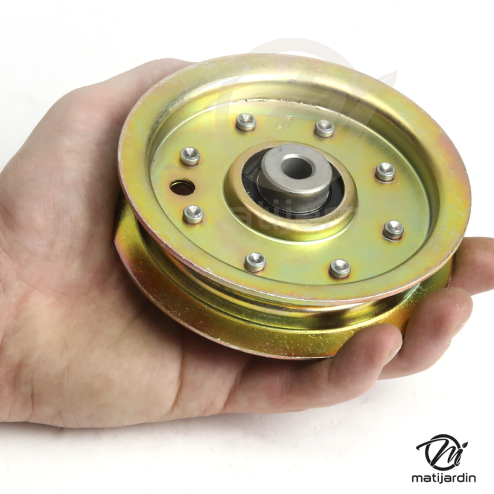 Poulie gorge plate Ø 114 mm. N°175820. Larg 27 mm