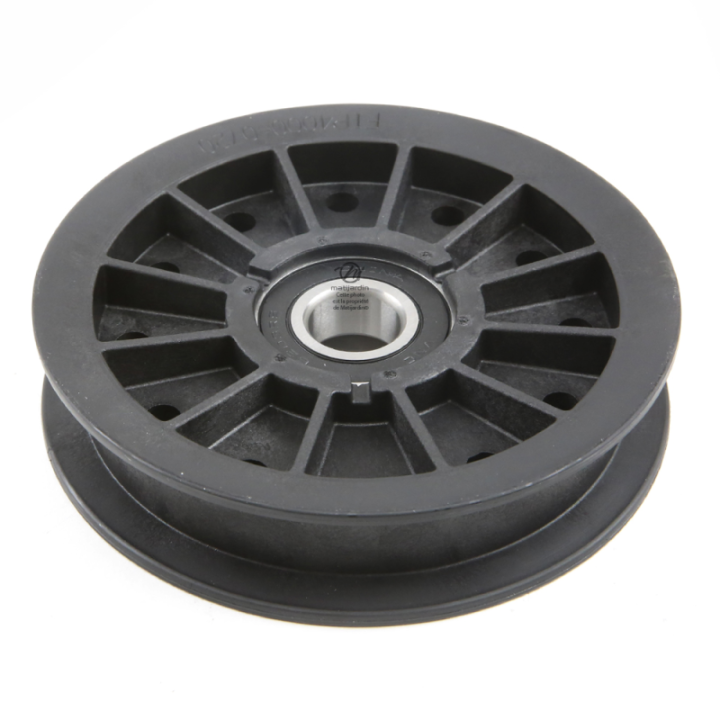 Poulie composite Ø 117 mm gorge plate. FIP4000-0.72. Larg 27. mm