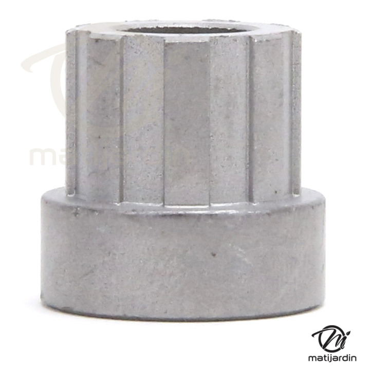 Bague d'adaptation pour poulies.Diamètre intérieur 9,5 mm. Diamètre extérieur 17,5 mm. Hauteur 19,8 mm