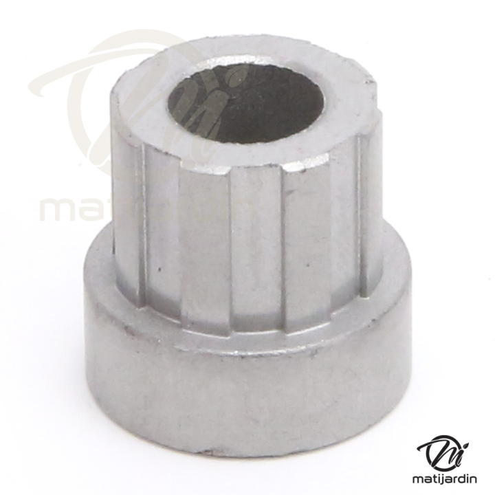 Bague d'adaptation pour poulies.Diamètre intérieur 9,5 mm. Diamètre extérieur 17,5 mm. Hauteur 19,8 mm