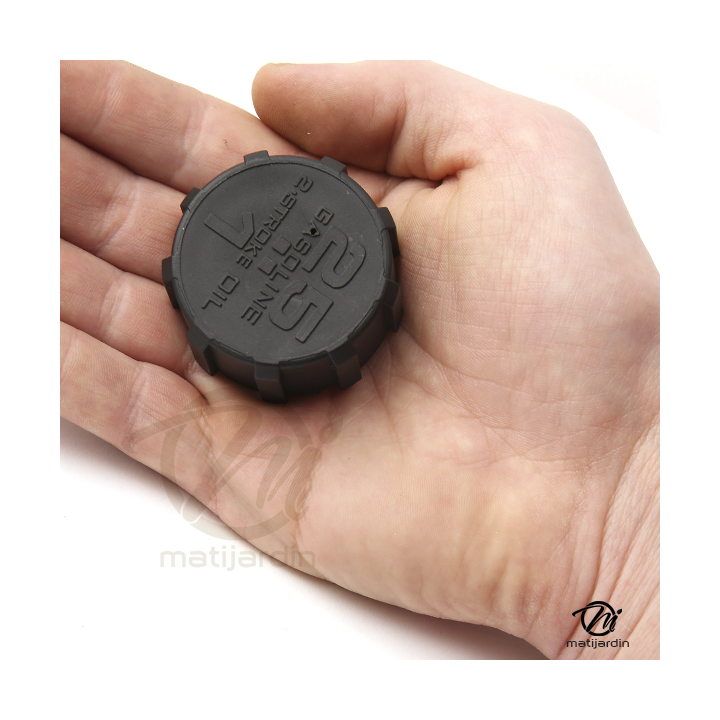 Bouchon de reservoir d'essence pour débroussailleuse Kawazaki. Ø ext. 36,5 mm