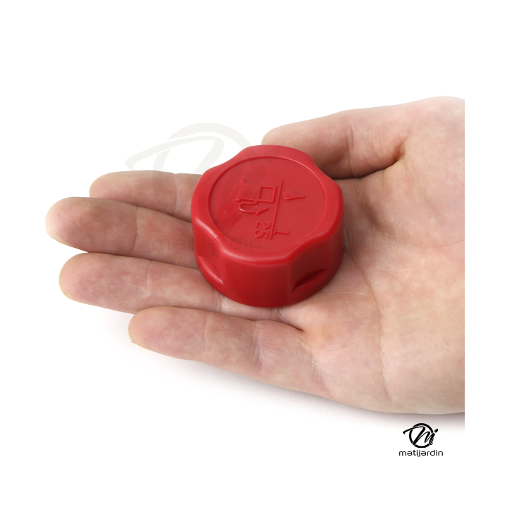 Bouchon de reservoir d'essence pour débroussailleuse Kawazaki. Ø ext. 38 mm