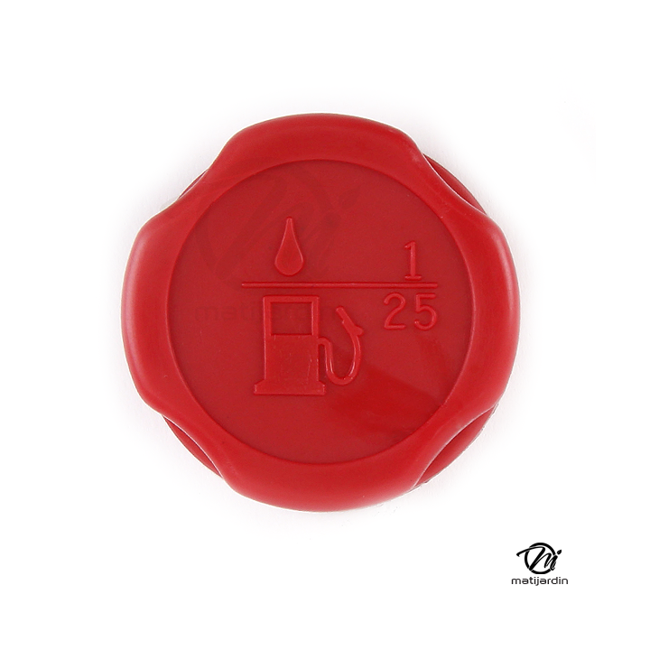 Bouchon de reservoir d'essence pour débroussailleuse Kawazaki. Ø ext. 38 mm