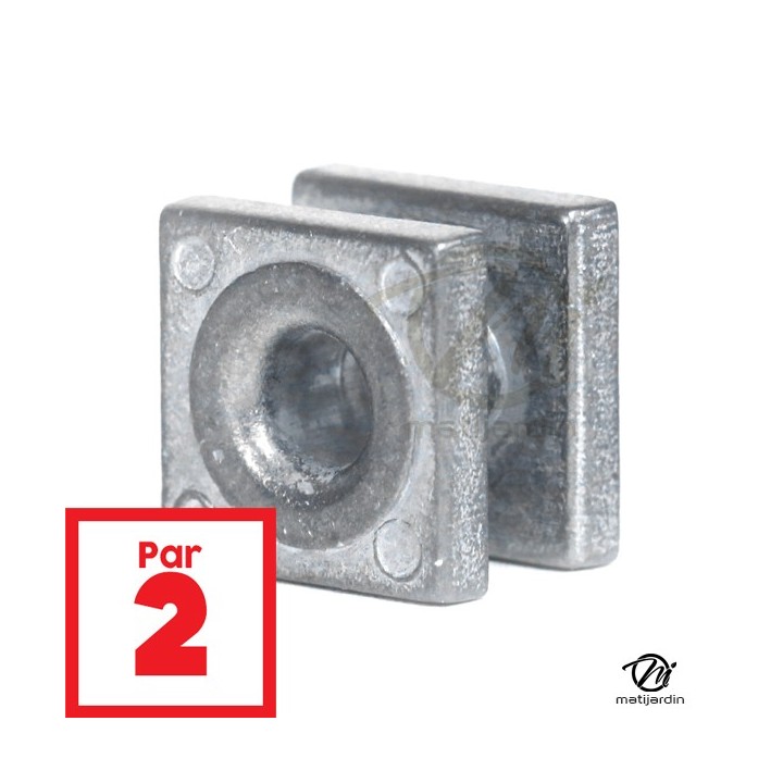 Passe fils carré. x2. Pour tête débroussailleuse