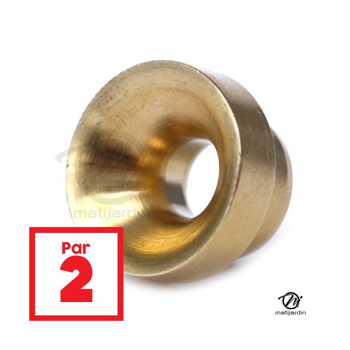 Passe fils x2 pour tête débroussailleuse Ø 109 mm. Tecomec