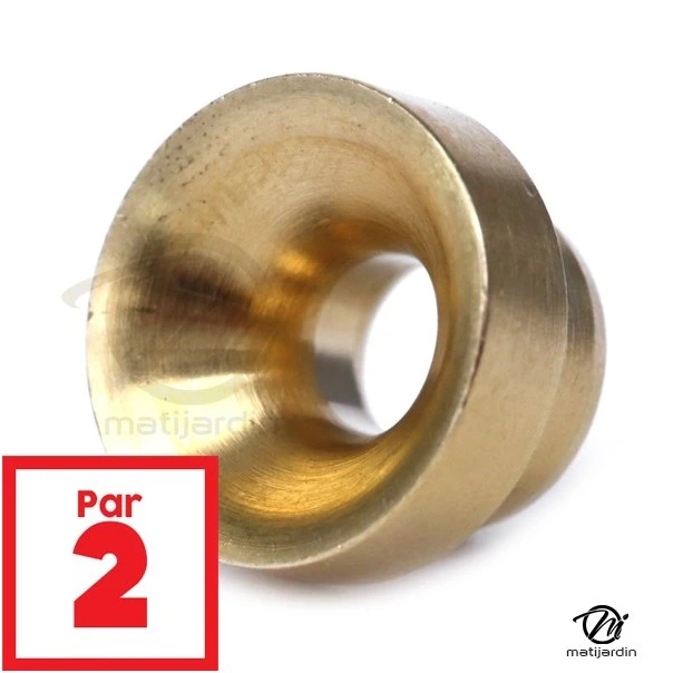 Passe fils x2 pour tête débroussailleuse Ø 109 mm. Tecomec